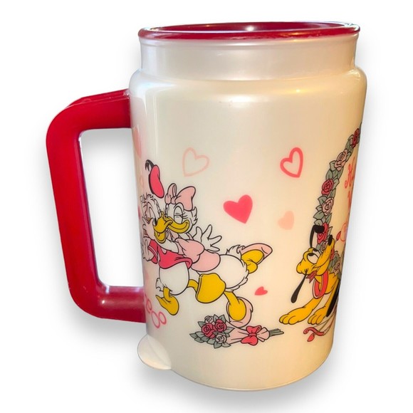 Walt Disney World 2000 Disney Happy Valentine’s Day Mickey Minnie Resort Mug - Picture 2 of 6